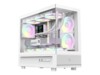 GameMax Infinity NEX C31 WH Tower Micro ATX Hvid Transparent