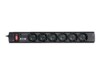 Eaton Protection Strip PS6TD Strømstødsbeskytter 6-stik 10A Sort