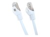 Cablexpert CAT 6a Kabel med afskærmning med folie og kobberfletning (SFTP 10m Patchkabel Hvid