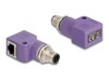 DeLOCK CAT 5e Afskærmet parsnoet (STP) Netværksadapter Violet