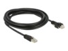DeLOCK CAT 6 Afskærmet parsnoet kabel (SSTP) 3m Patchkabel Sort
