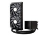 TRYX PANORAMA Vandkøler 1-pack Sort 120 mm