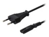 SAVIO CL-97 Strømkabel 1.2m Sort