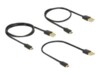 Delock USB-kabelkit Sort