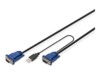 DIGITUS Octopus Kabel til tastatur / video / mus (KVM)