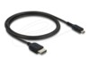 Delock HDMI-kabel 1m Sort