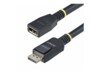 StarTech.com 10ft (3m) DisplayPort 1.4 Extension Cable, DP 1.4, 8K 60Hz DisplayPort forlængerkabel 3m Sort