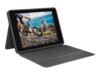 Logitech Rugged Folio Tastatur og folio-kasse Kabling US International Apple 10.2-inch iPad Wi-Fi ¦ Apple 10.9-inch iPad Wi-Fi