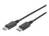 DIGITUS DisplayPort kabel 3m Sort