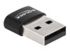 Delock USB-C adapter Sort