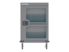 Manhattan Charging Cabinet/Cart via USB-C x32 Devices, Trolley, Power Delivery 18W per port (576W total), Suitable for iPads/other tablets/chromebooks up to , Bays 380x30x280mm, Device charging cables not included, Lockable (PIN code), EU & UK power cords