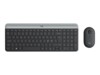 Logitech Slim Wireless Combo MK470 Sæt med mus og tastatur Trådløs Nordisk