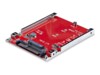 StarTech.com M.2 to U.3 Adapter, For M.2 NVMe SSDs, PCIe M.2 Drive to 2.5inch U.3 (SFF-TA-1001) Host Adapter/Converter, TAA Compliant - 2.5' Drive Form Factor (1M25-U3-M2-ADAPTER) Interfaceadapter
