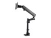 StarTech.com Desk Mount Monitor Arm with 2x USB 3.0 ports, Pole Mount Full Motion Single Arm Monitor Mount up to 17.6lbs/8kg VESA Display, Ergonomic Articulating Monitor Arm, Clamp/Grommet - Small Footprint Design (ARMPIVOT2USB3) Monteringssæt Monitor 17'