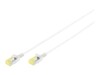 DIGITUS Slim CAT 6a U/FTP 1m Patchkabel Grey