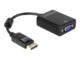 Delock Adapter Displayport male > VGA 15 pin female VGA-adapter 12.5cm