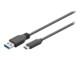 goobay USB Type-C kabel 1m Sort