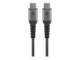 goobay USB Type-C kabel 50cm Sort Sølv