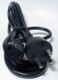 Goobay Powerkabel 2 meter EDB stik sort