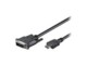 M-CAB Videoadapterkabel 3m Sort