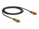 Delock HDMI-kabel 1m Sort