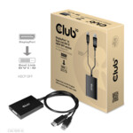 Club 3D DisplayPort / DVI adapter 60cm Sort