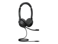 Jabra Evolve2 30 SE MS Stereo Kablet Høretelefoner Sort