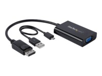 StarTech.com DisplayPort to VGA Adapter Audio – 1920x1200 – DP to VGA Converter for Your VGA Monitor or Display (DP2VGAA) Video transformer