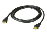 ATEN HDMI-kabel med Ethernet 15m Sort