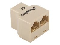 Lanberg Ikke afskærmet Netværk-splitter Brun