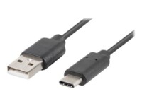 Lanberg USB Type-C kabel 50cm Sort