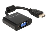 Delock Videoadapter 25.5cm Sort