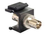 Delock Keystone Module ST Simplex female > ST Simplex female black