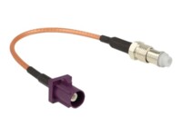 DeLOCK Antennekabel Koaksial 15cm Brun