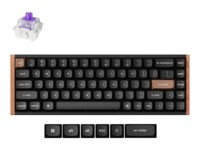 Keychron K6 HE Tastatur Magnetisk RGB Trådløs Kablet