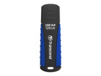 Transcend JetFlash 810 128GB USB 3.0 USB stick Sort Blå