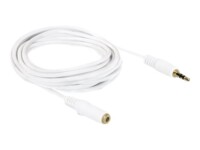 Delock Forlængerkabel til audio 3m Hvid