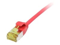 Synergy 21 CAT 7 (kabel)/CAT 6a (stikforbindelser) U/FTP 50cm Netværkskabel Rød