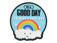 MAGMOJI Silly Good day Logo badge Flerfarvet