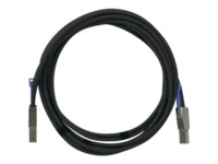 QNAP Serial Attached SCSI (SAS) eksternt kabel Sort 3m