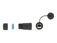 DeLOCK CAT 6a Afskærmet parsnoet (STP) Netværkskobling Sort Blå