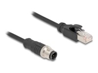 DeLOCK CAT 5e S/FTP 1m Netværkskabel Sort