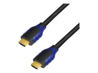 LogiLink High Speed with Ethernet HDMI-kabel med Ethernet 2m Sort