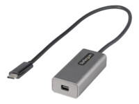 StarTech.com USB C to Mini DisplayPort Adapter, 4K 60Hz USB-C to mDP Adapter Dongle, USB Type-C to Mini DP Monitor/Display, Video Converter, Works w/ Thunderbolt 3, 12' Long Attached Cable - DP Alt Mode, mDP 1.2 (CDP2MDPEC) Videoadapter 30.6cm Grå
