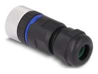 DeLOCK 5.2cm Netværk-konnektor Sort