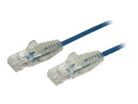 StarTech.com 3m CAT6 Cable - Blue Slim CAT6 Patch Cord - Snagless - LSZH CAT 6 3m Patchkabel Blå