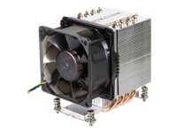 Inter-Tech A-19 Processor-køler 1-pack Sort Sølv 80 mm