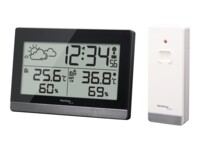 Techno Line WS 9255 Vejrstation Trådløs Indendørs Udendørs Sort Sølv