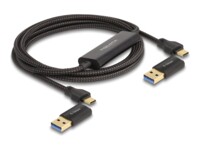 DeLOCK USB-C kabelsæt 2m Sort