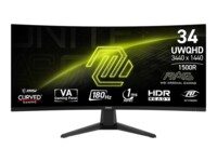 MSI MAG 346CQ 34' VA 3440 x 1440 (UltraWide) DisplayPort HDMI 180 Hz